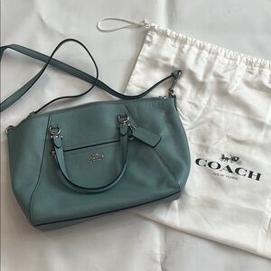 Coach Blue Crossbody Bag with Adjustable Strap
